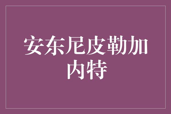 安东尼皮勒加内特